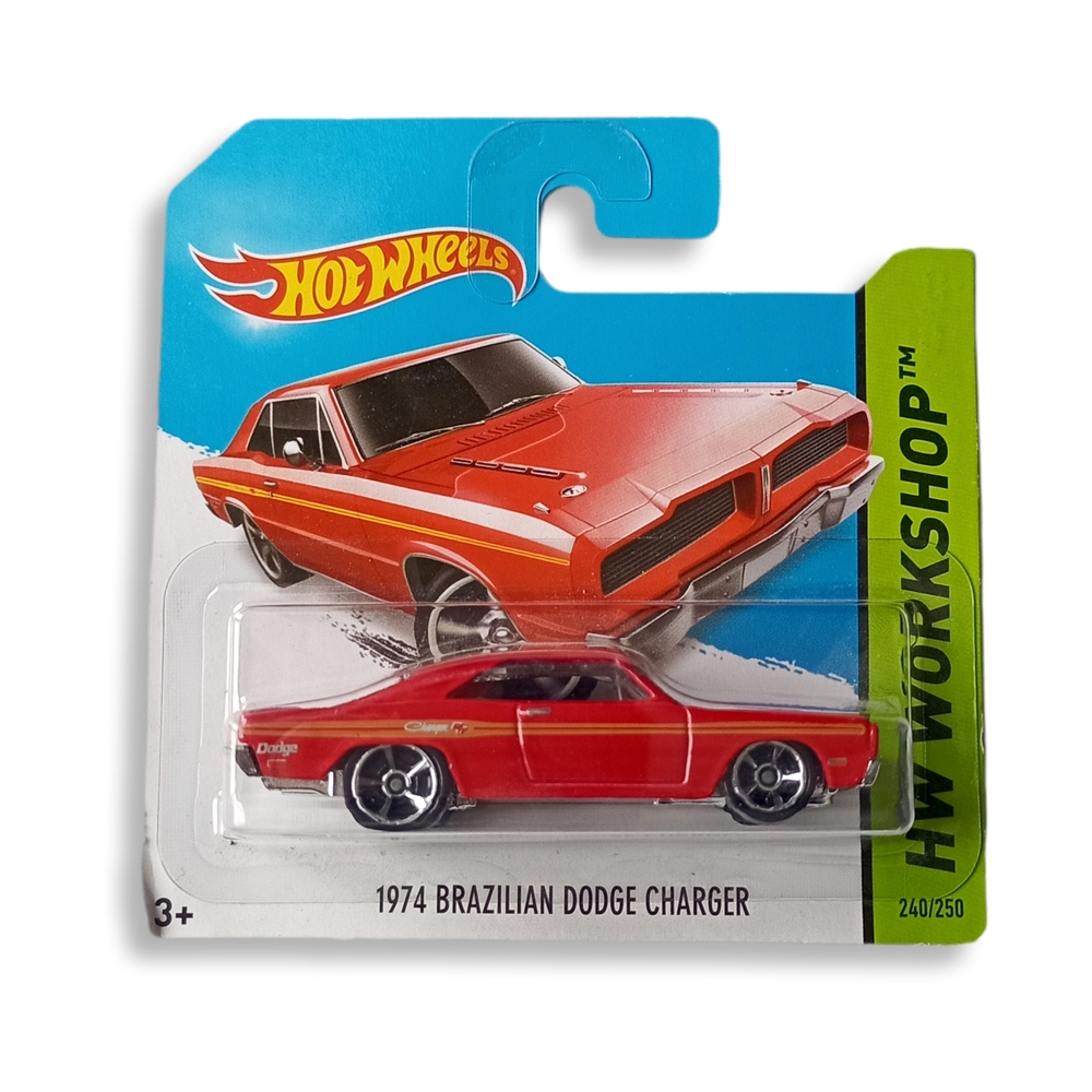 Hot Wheels Red 1974 Brazilian Dodge Charger Toy Car